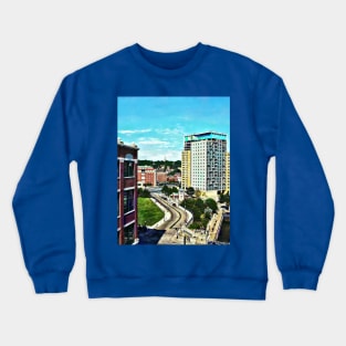 Providence RI - View From Waterplace Park II Crewneck Sweatshirt